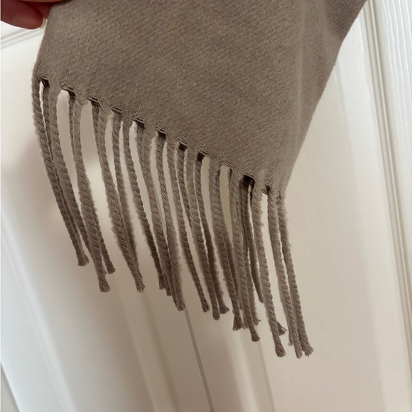 Taupe Fringe Button-Up Shacket - Picture 6 of 7